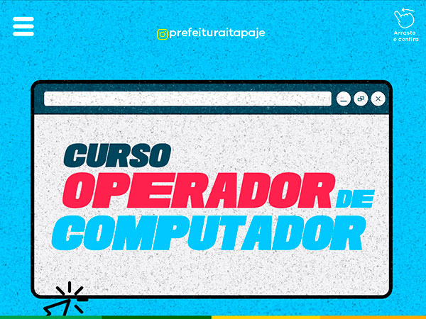 A Prefeitura de Itapajé, em parceria com SEDUC/CRED 2 e Governo do Estado, realizam curso de operador de computador