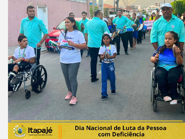 Dia Nacional de Luta da Pessoa com Deficiência.