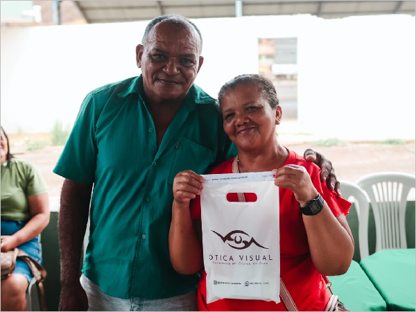 MAIS 101 FAMÍLIAS RECEBEM ÓCULOS EM AÇÃO DE PROMOÇÃO DA SAÚDE VISUAL